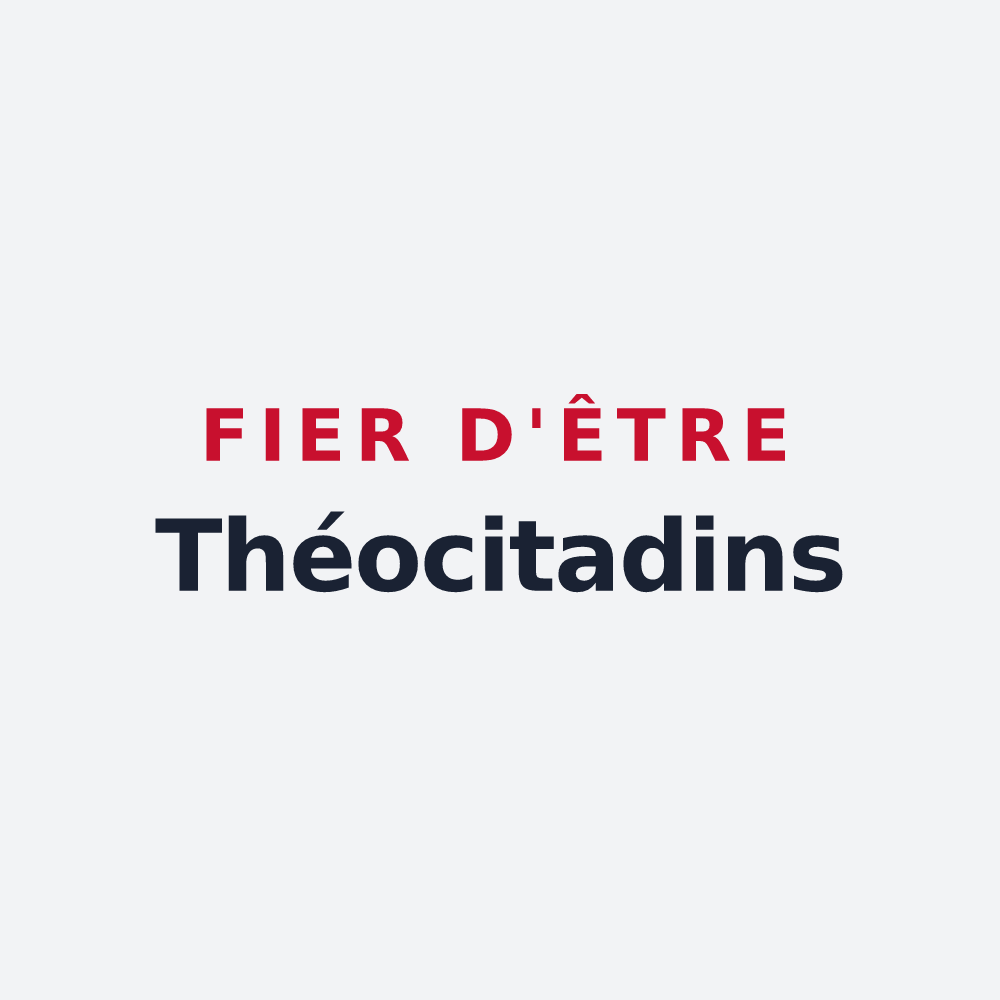 Poster « Fier d'être Théocitadins » — design pour Villedieu-lès-Bailleul