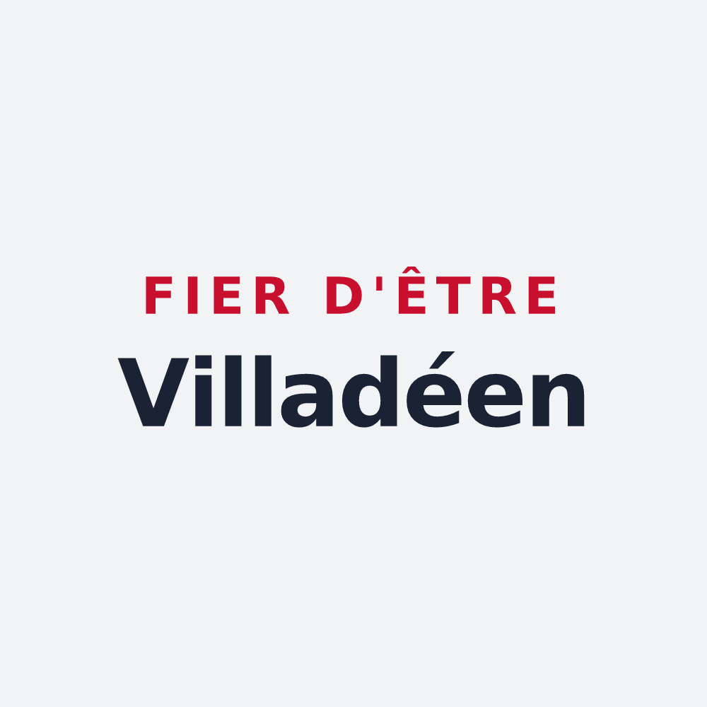 Poster « Fier d'être Villadéen » — design pour Villedieu