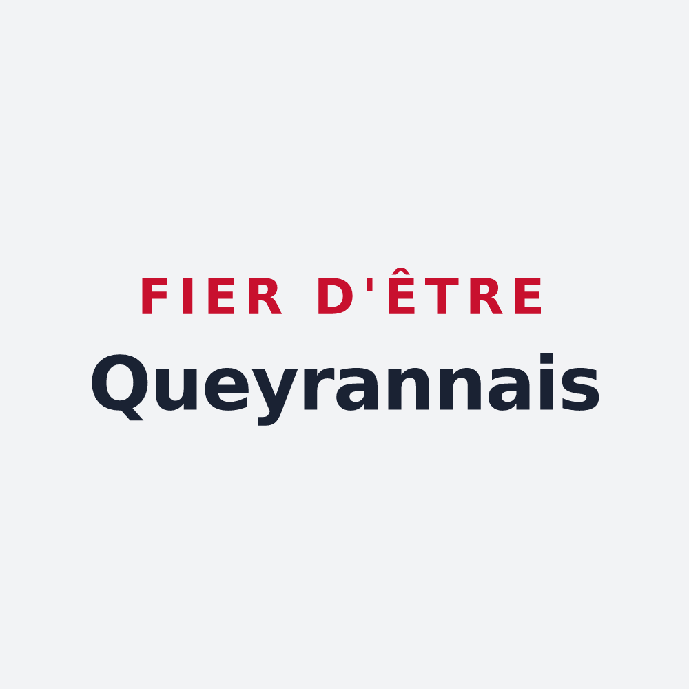 Poster « Fier d'être Queyrannais » — design pour Villefranche-du-Queyran