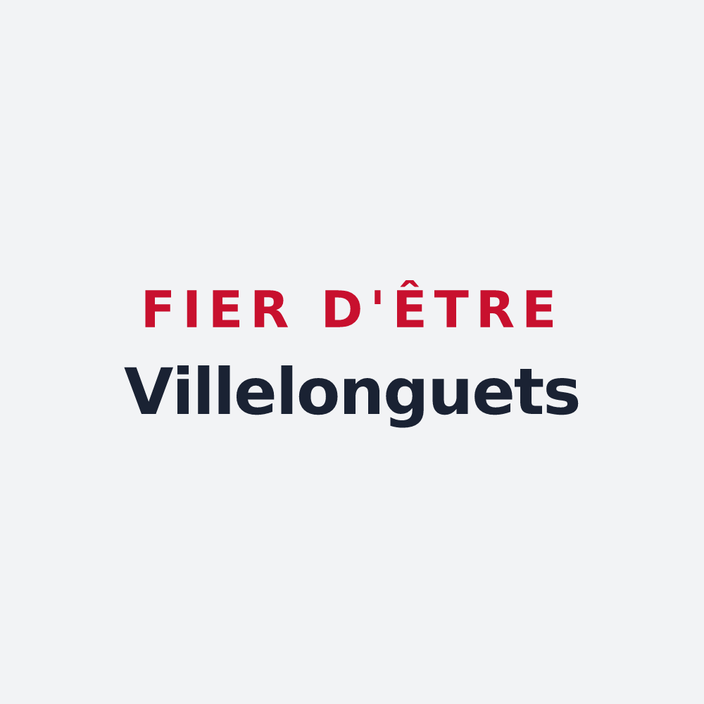 Poster « Fier d'être Villelonguets » — design pour Villelongue-de-la-Salanque
