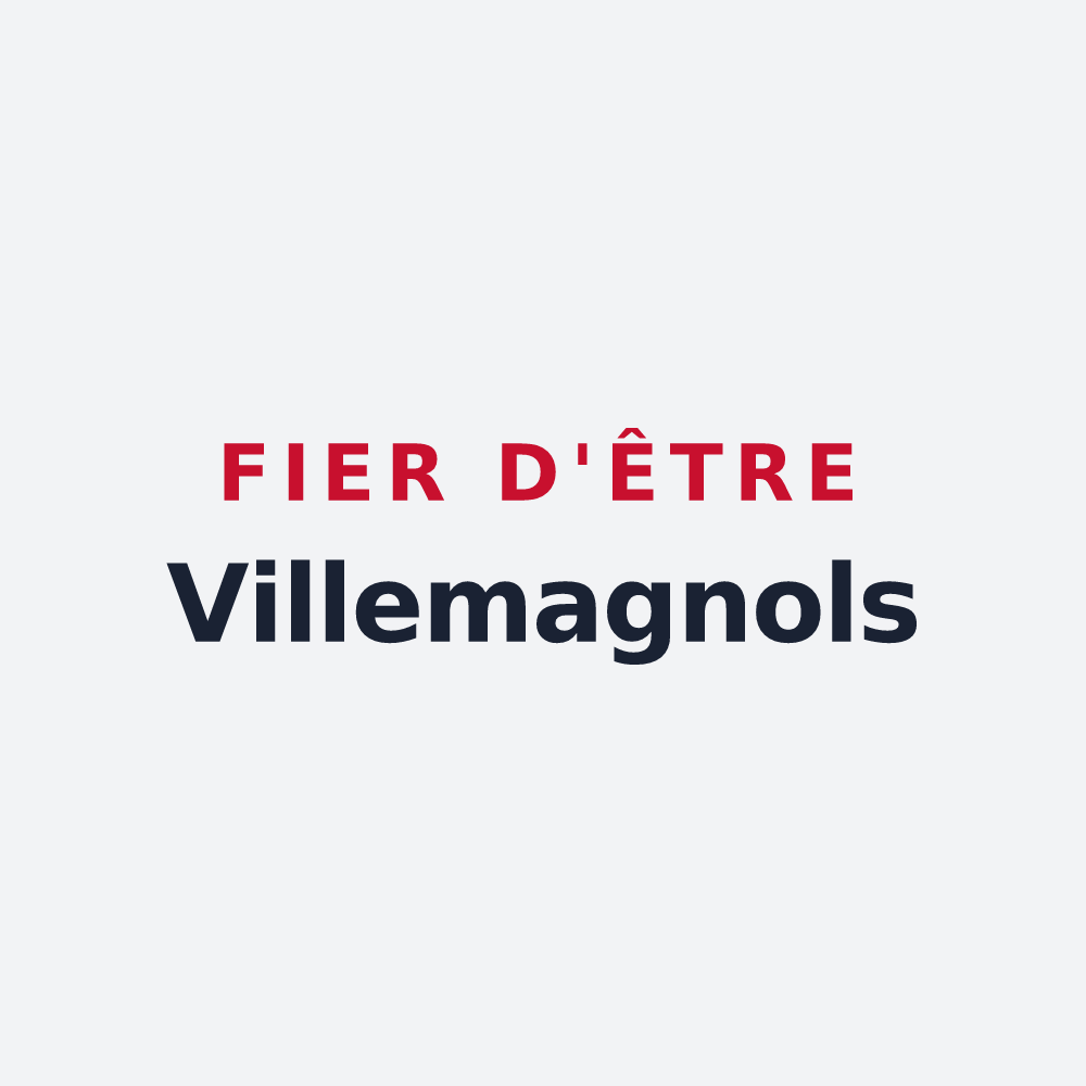 Poster « Fier d'être Villemagnols » — design pour Villemagne