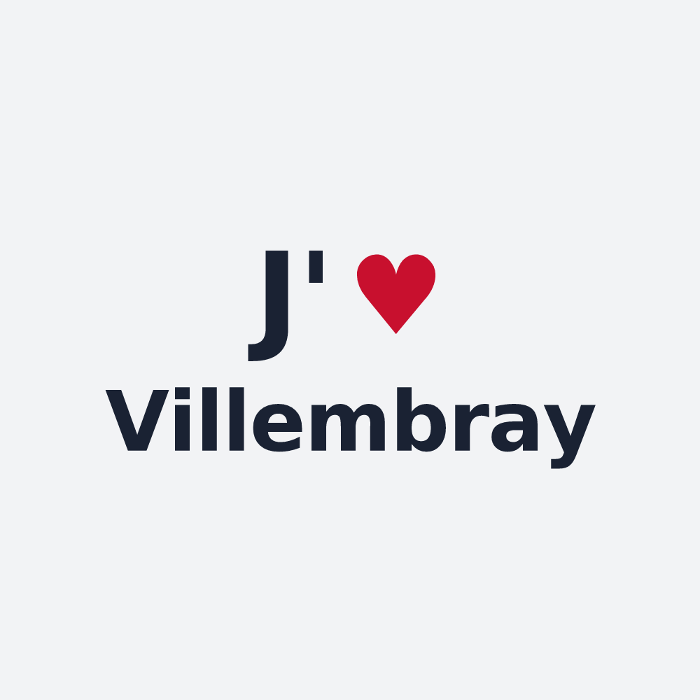 Poster personnalisé Villembray — design J'aime Villembray