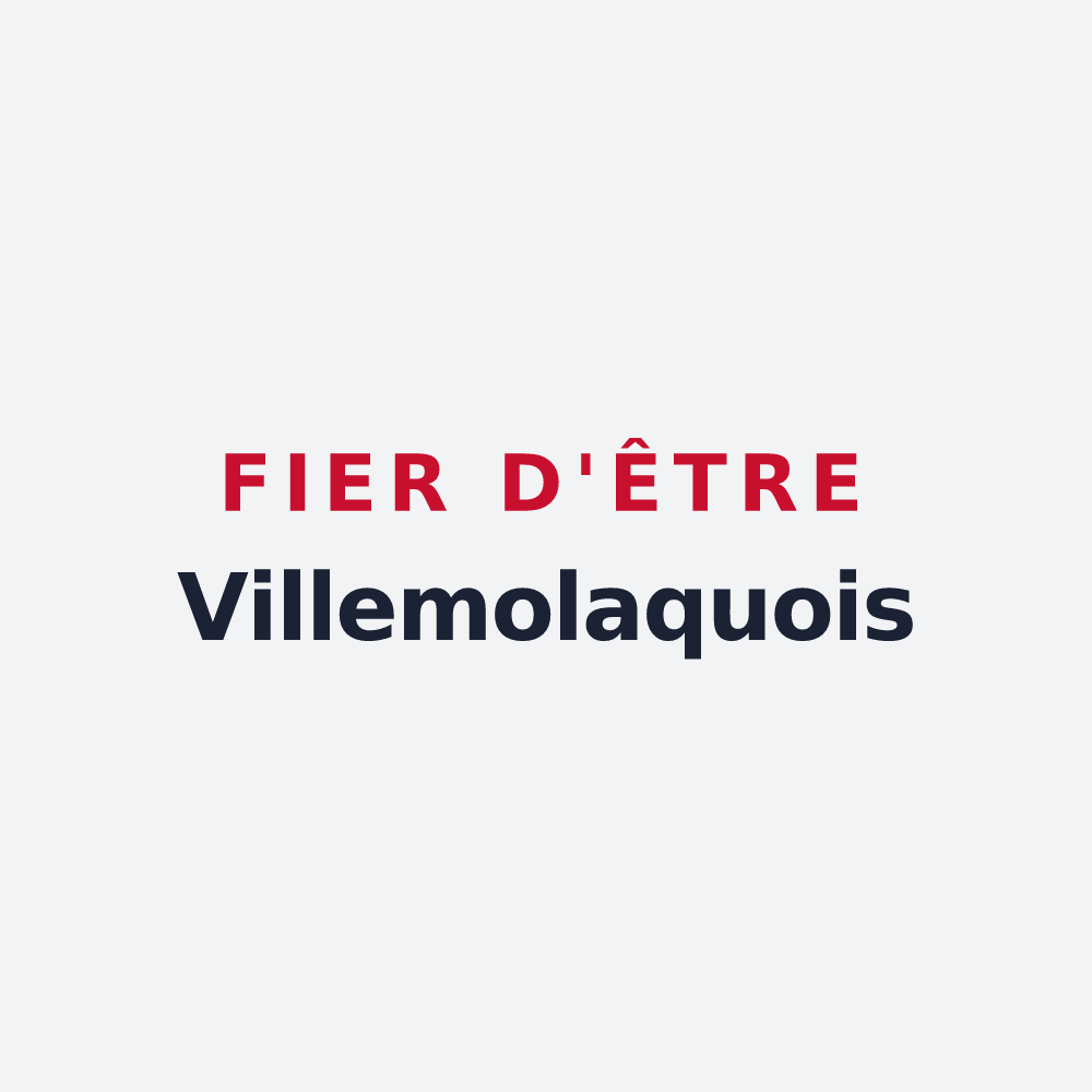Poster « Fier d'être Villemolaquois » — design pour Villemolaque
