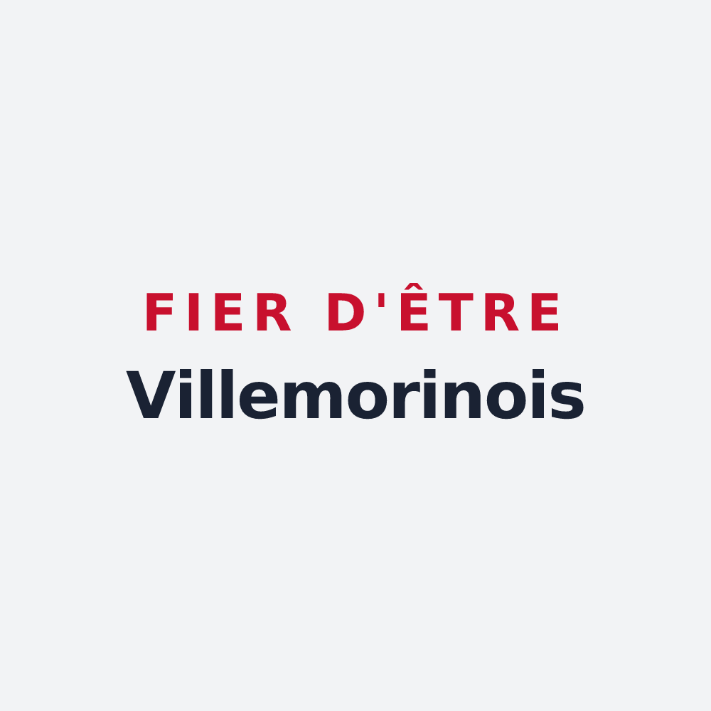 Poster « Fier d'être Villemorinois » — design pour Villemorin
