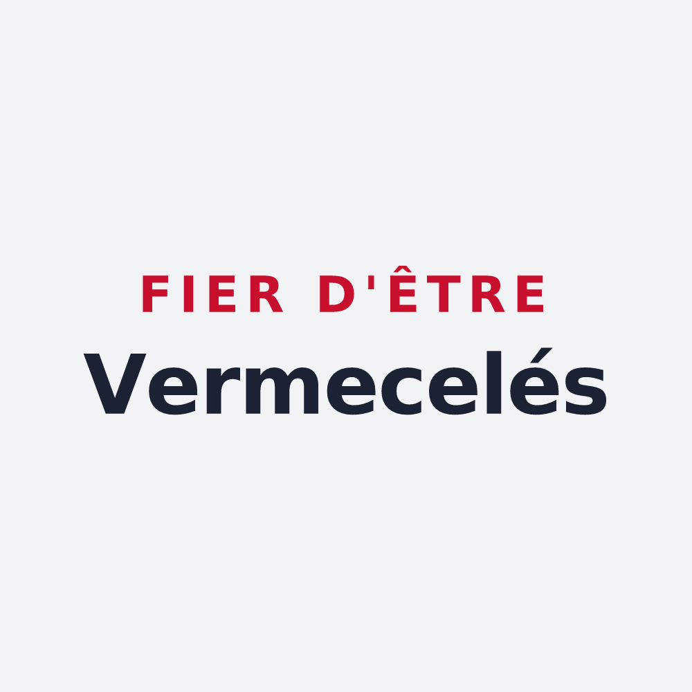 Poster « Fier d'être Vermecelés » — design pour Villeneuve-d'Amont