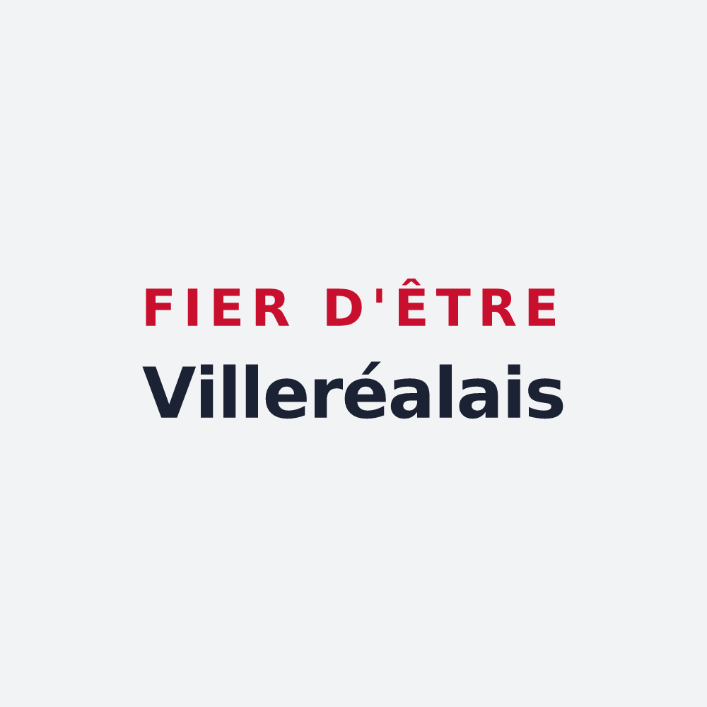 Poster « Fier d'être Villeréalais » — design pour Villeréal