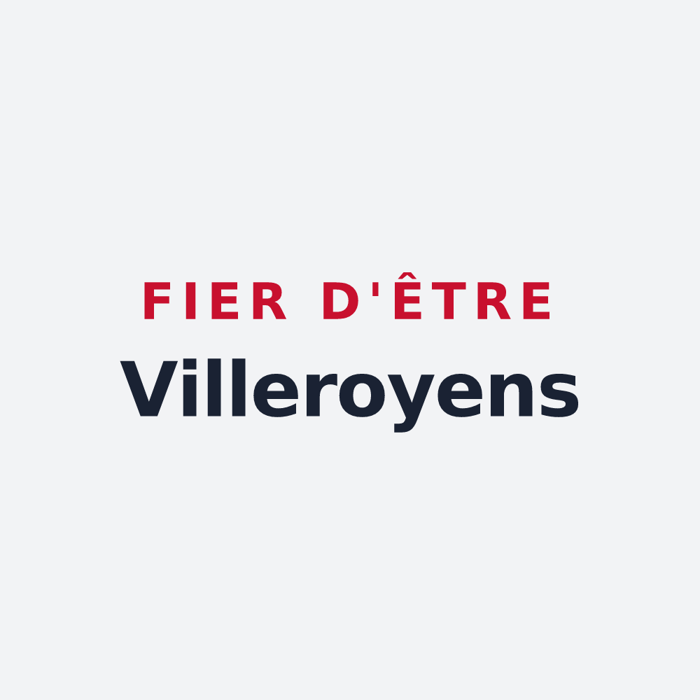 Poster « Fier d'être Villeroyens » — design pour Villeroy