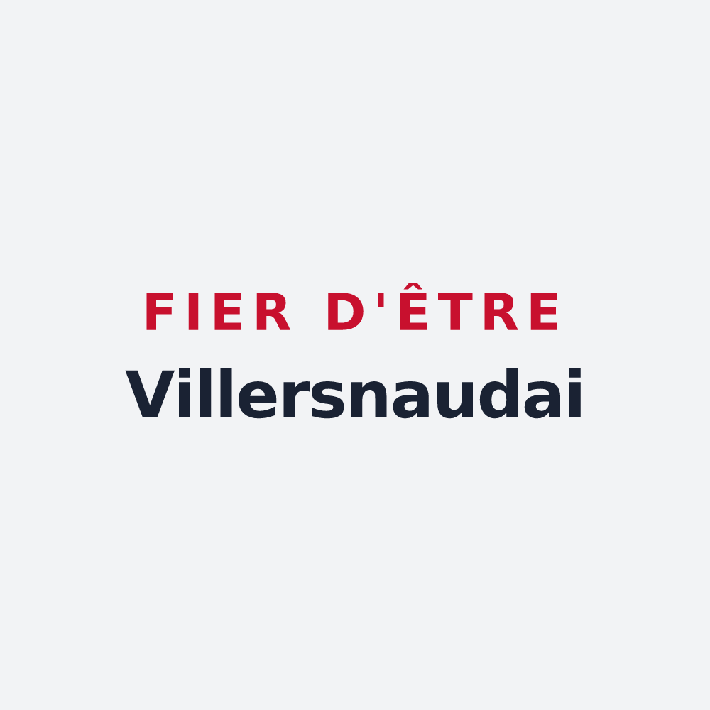 Poster « Fier d'être Villersnaudai » — design pour Villers-aux-Nœuds