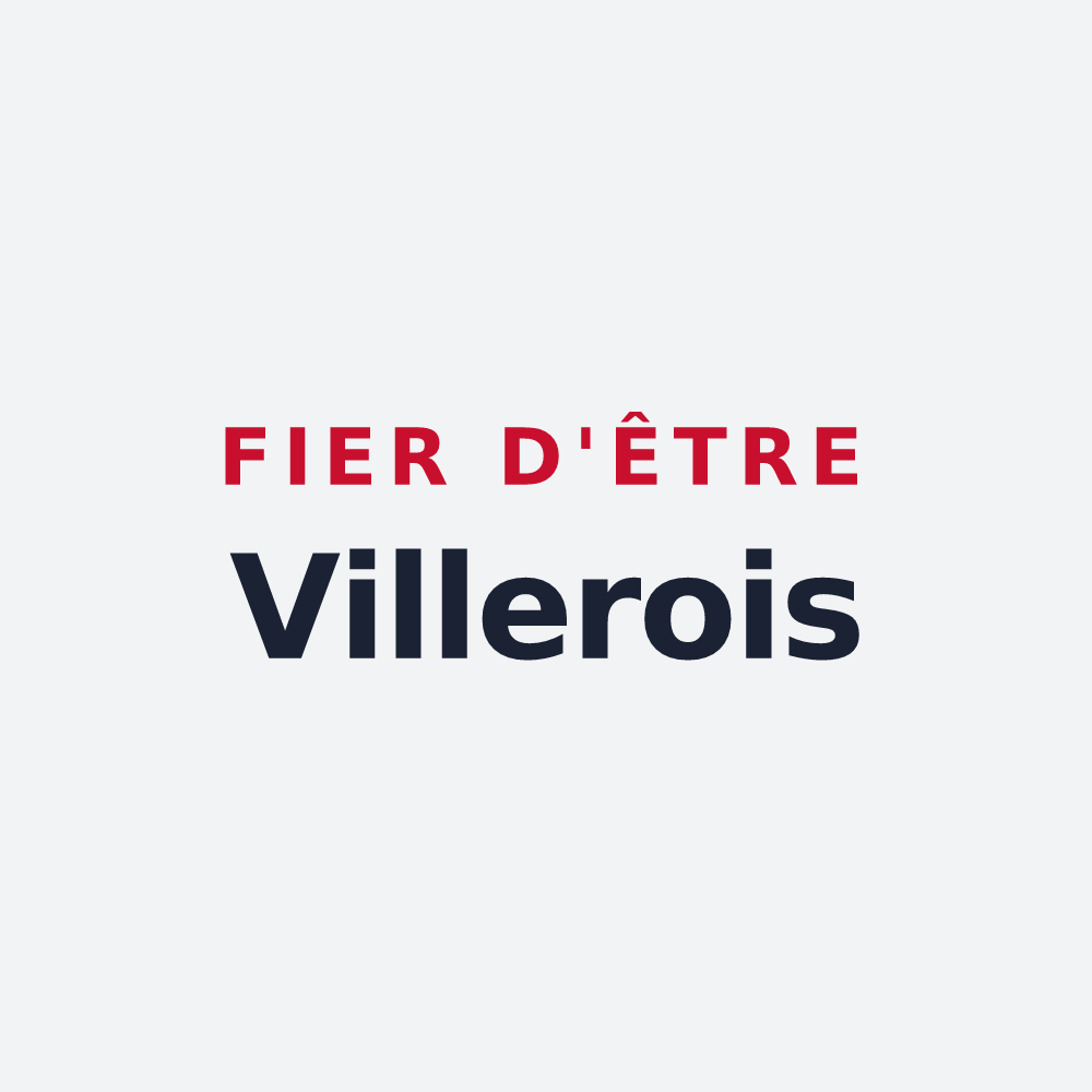 Poster « Fier d'être Villerois » — design pour Villers-devant-Mouzon