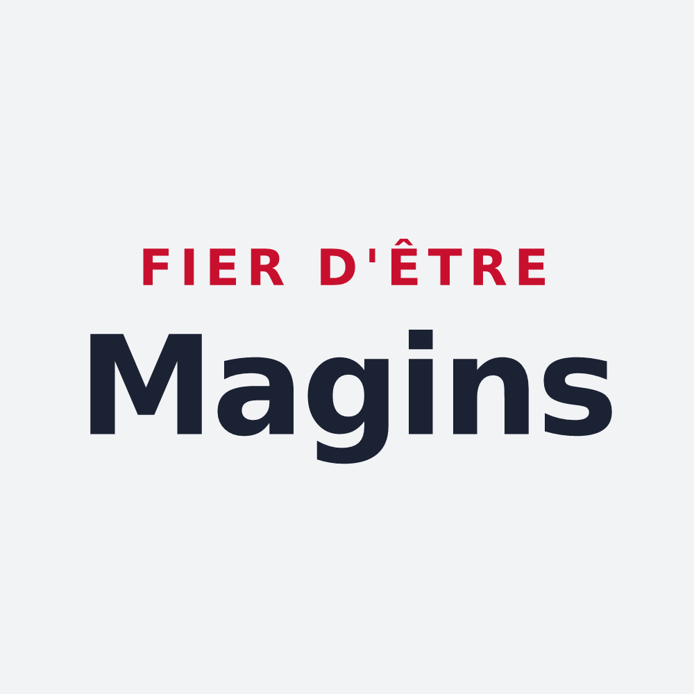 Poster « Fier d'être Magins » — design pour Villers-la-Montagne