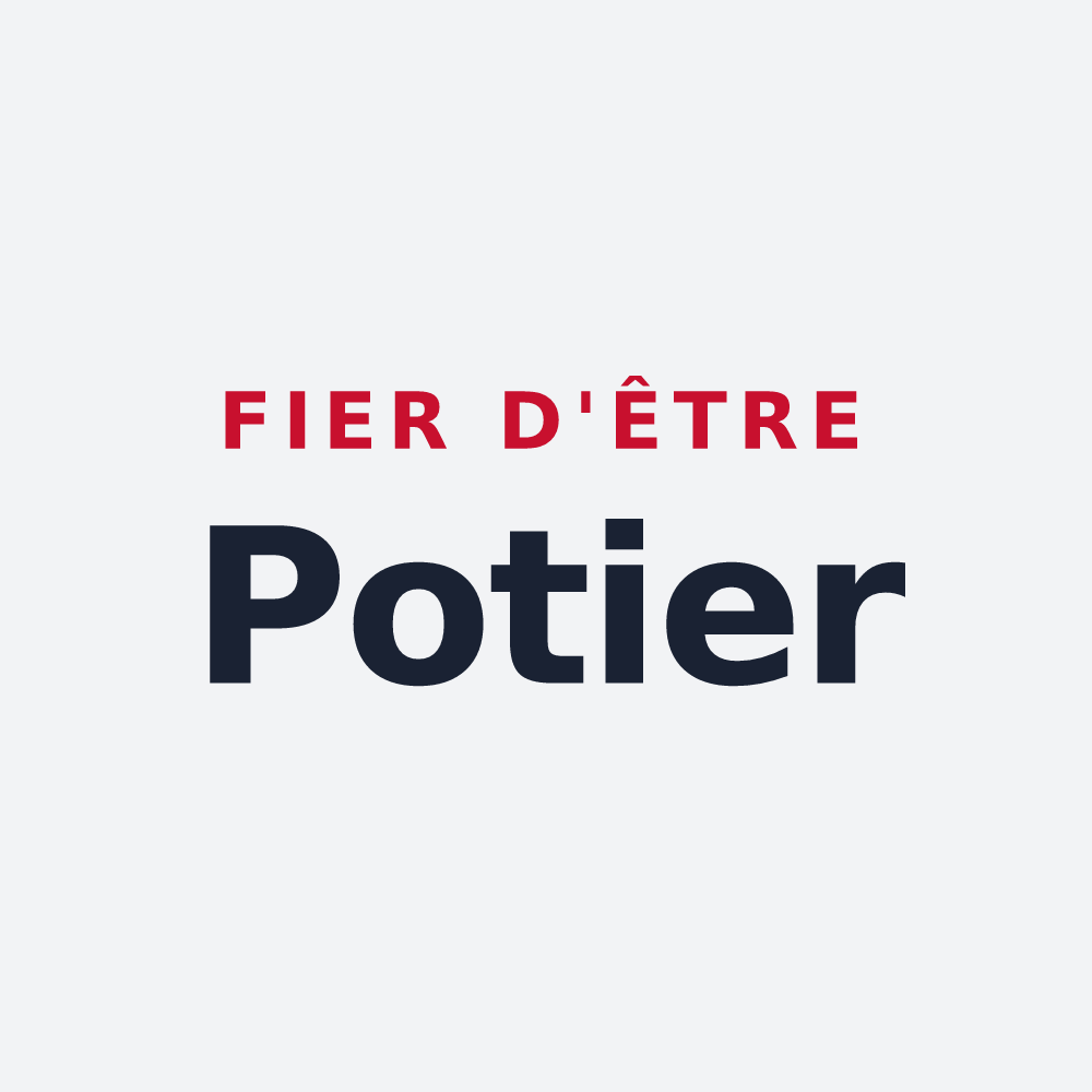 Poster « Fier d'être Potier » — design pour Villers-les-Pots