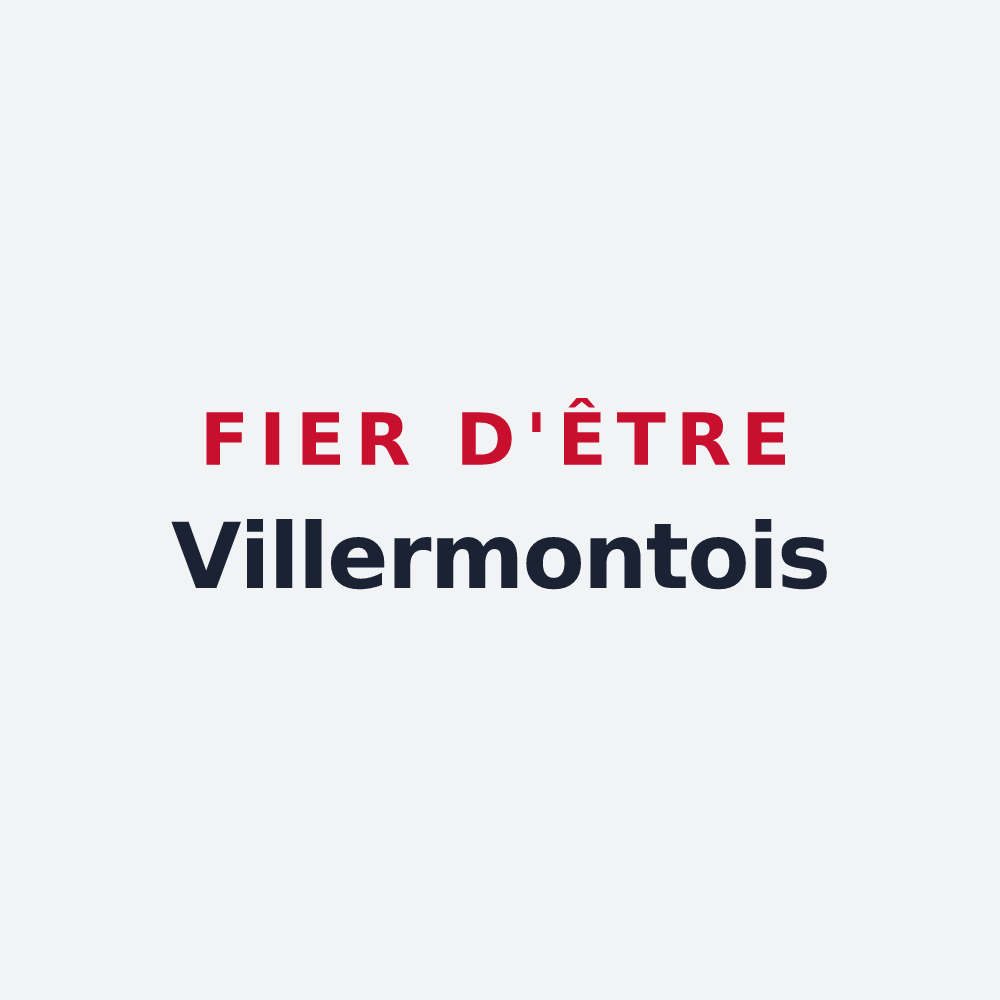 Poster « Fier d'être Villermontois » — design pour Villers-sur-le-Mont