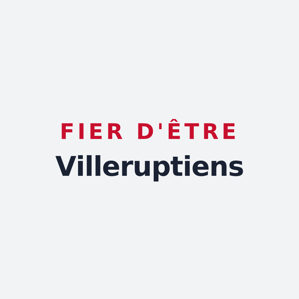 Poster « Fier d'être Villeruptiens » — design pour Villerupt