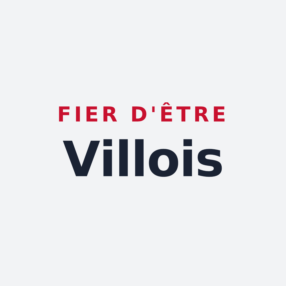 Poster « Fier d'être Villois » — design pour Villes-sur-Auzon