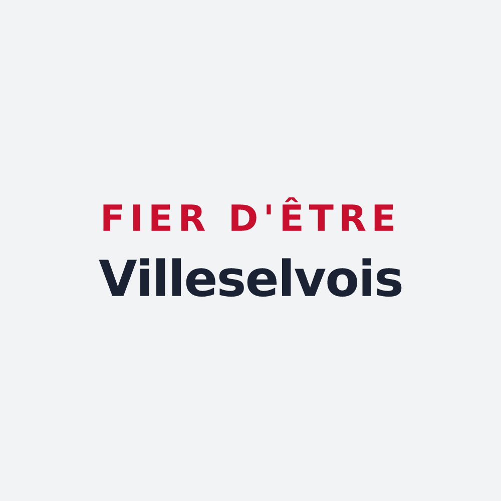 Poster « Fier d'être Villeselvois » — design pour Villeselve