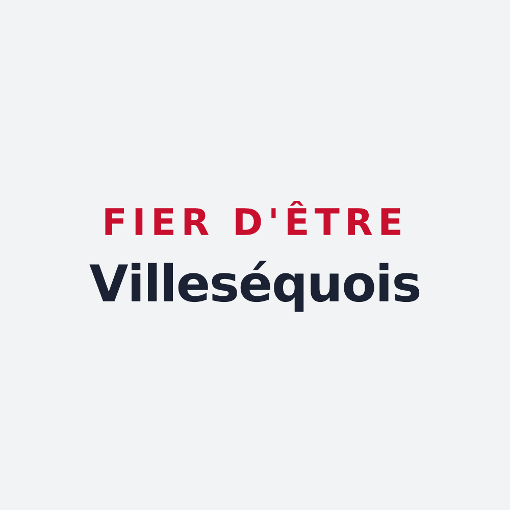 Poster « Fier d'être Villeséquois » — design pour Villesèquelande