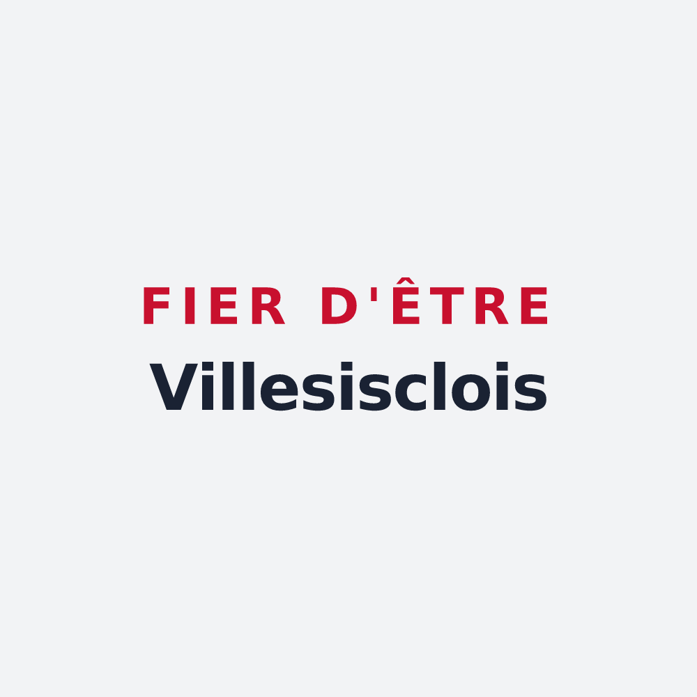 Poster « Fier d'être Villesisclois » — design pour Villesiscle