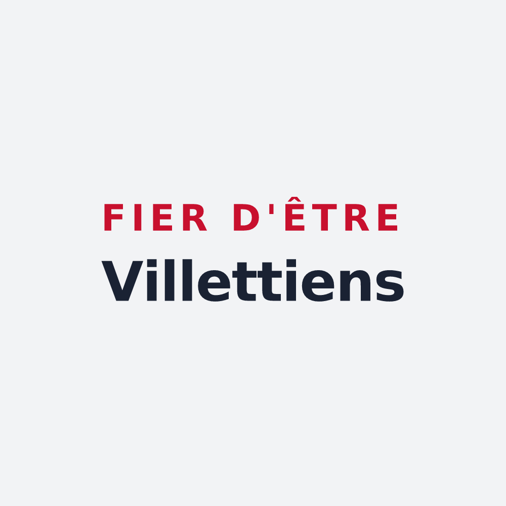Poster « Fier d'être Villettiens » — design pour Villette
