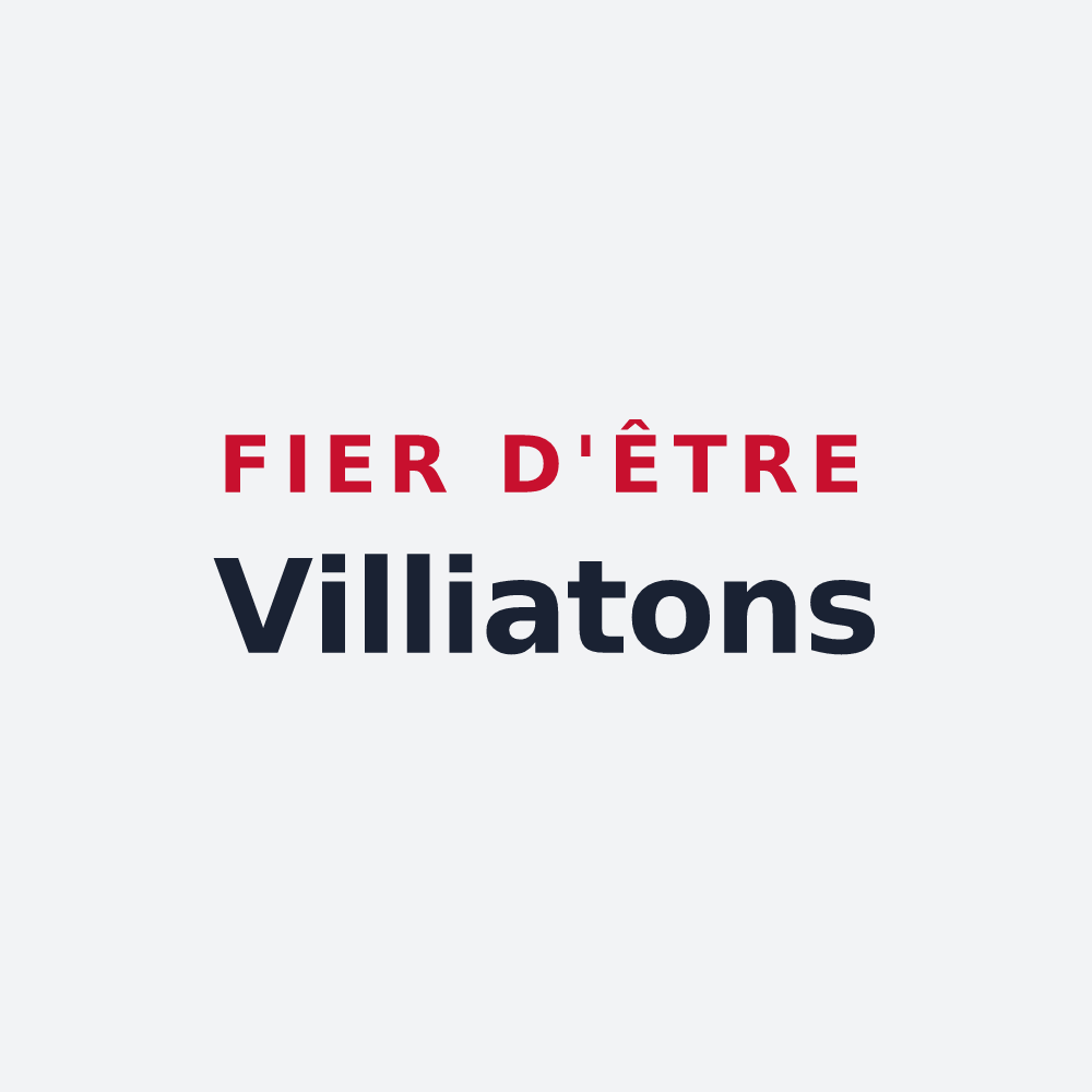 Poster « Fier d'être Villiatons » — design pour Villié-Morgon