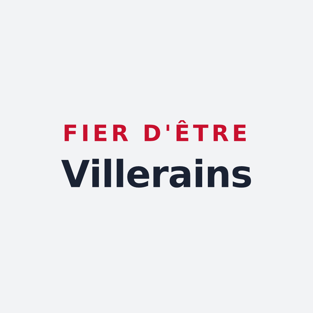Poster « Fier d'être Villerains » — design pour Villiers-le-Sec