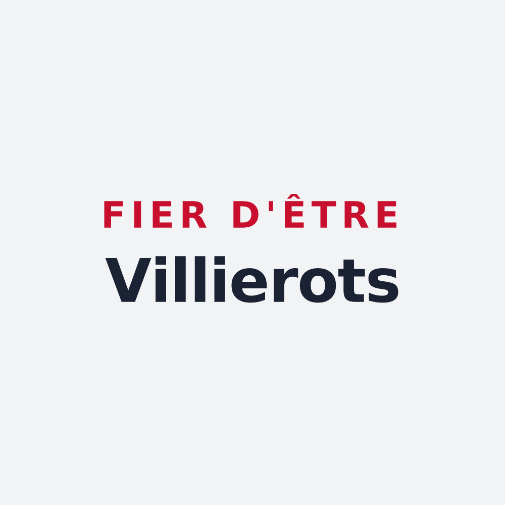 Poster « Fier d'être Villierots » — design pour Villiers-sur-Seine