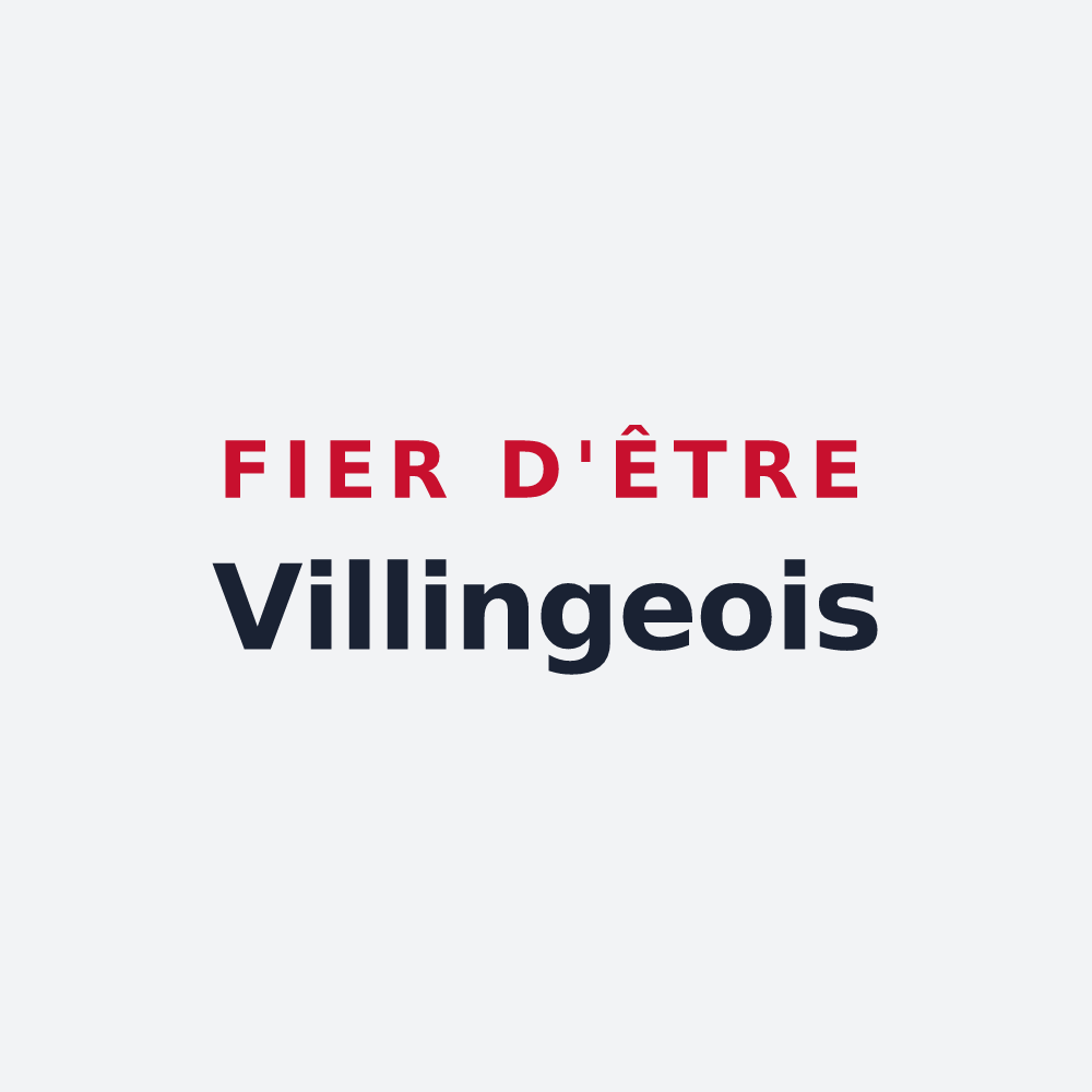 Poster « Fier d'être Villingeois » — design pour Villing