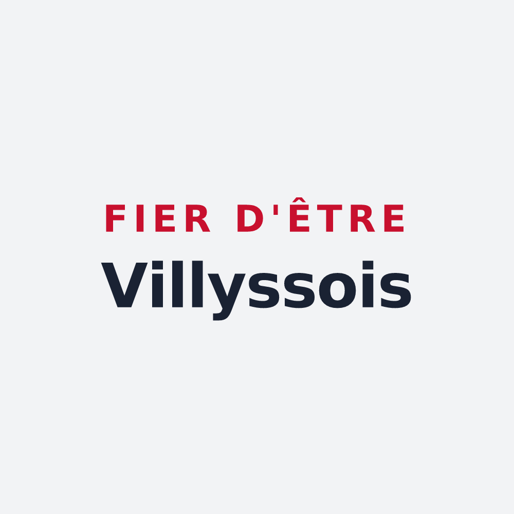Poster « Fier d'être Villyssois » — design pour Villy-Bocage