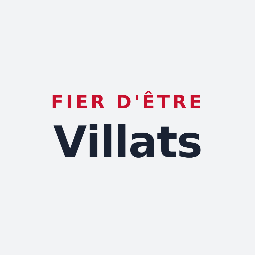 Poster « Fier d'être Villats » — design pour Villy-le-Maréchal
