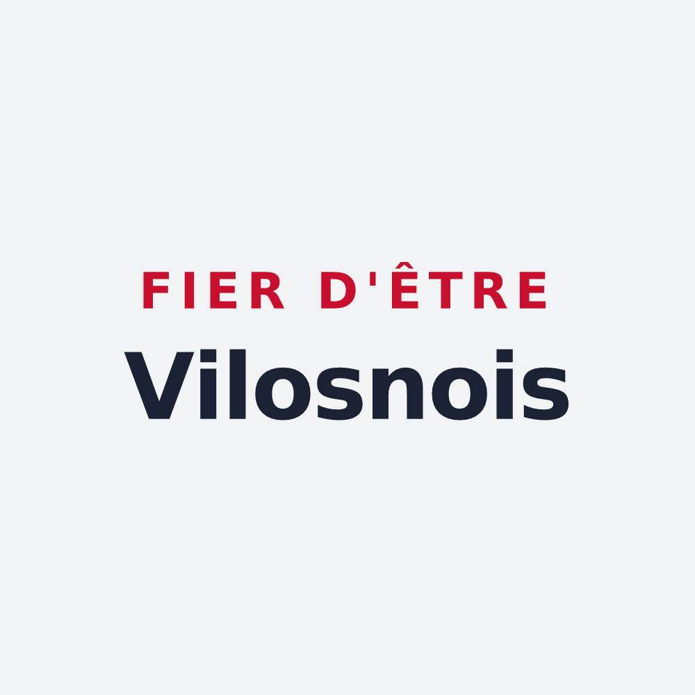 Poster « Fier d'être Vilosnois » — design pour Vilosnes-Haraumont