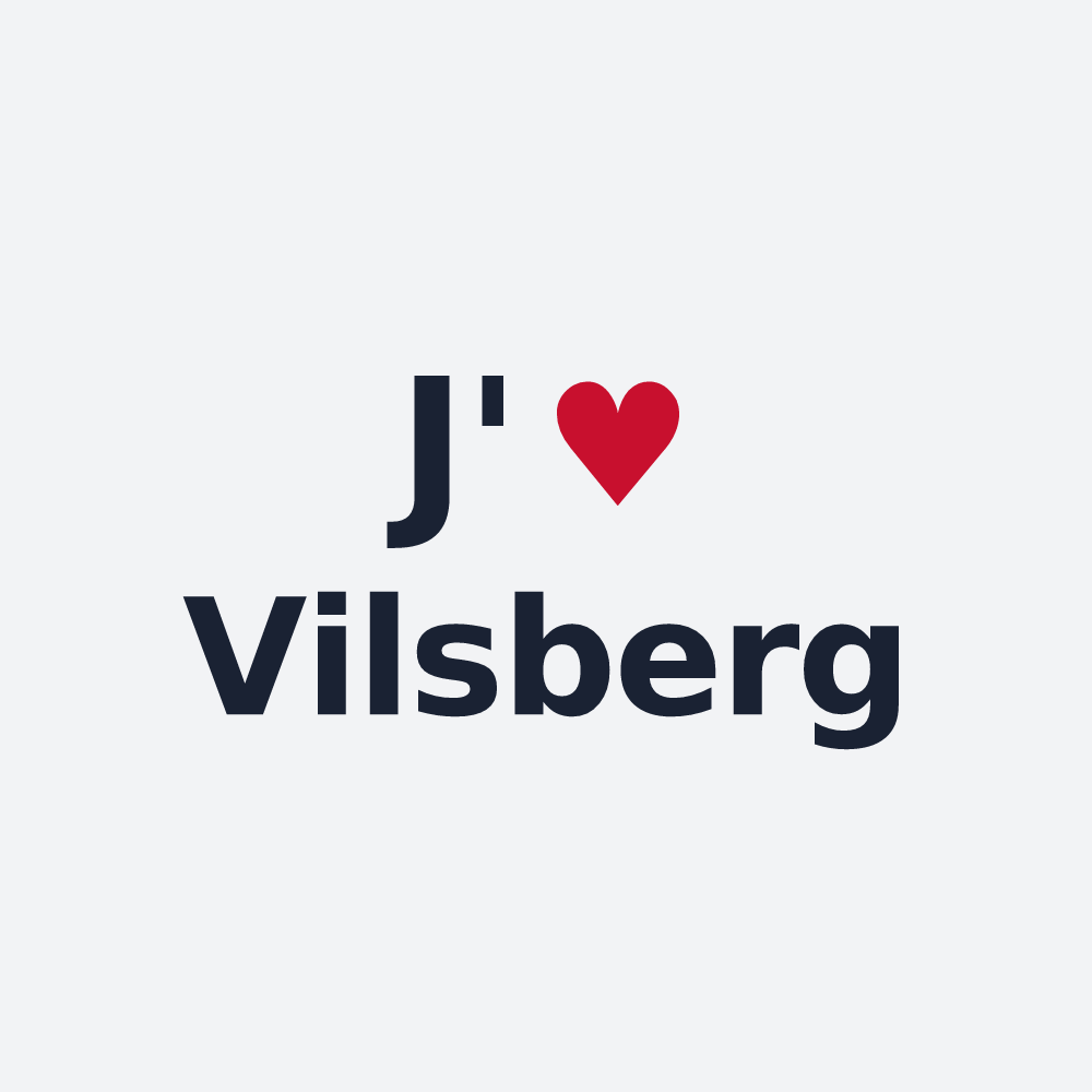 Poster personnalisé Vilsberg — design J'aime Vilsberg