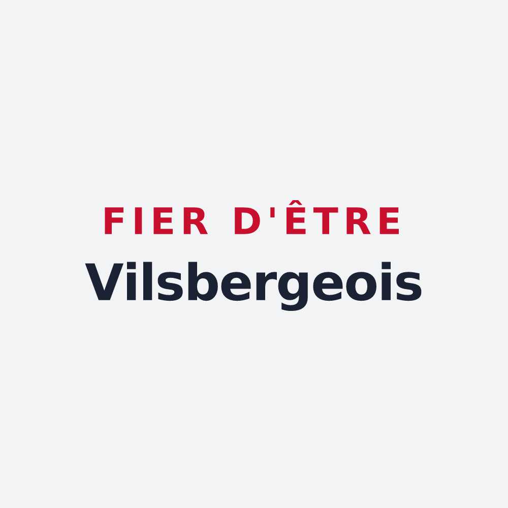 Poster « Fier d'être Vilsbergeois » — design pour Vilsberg