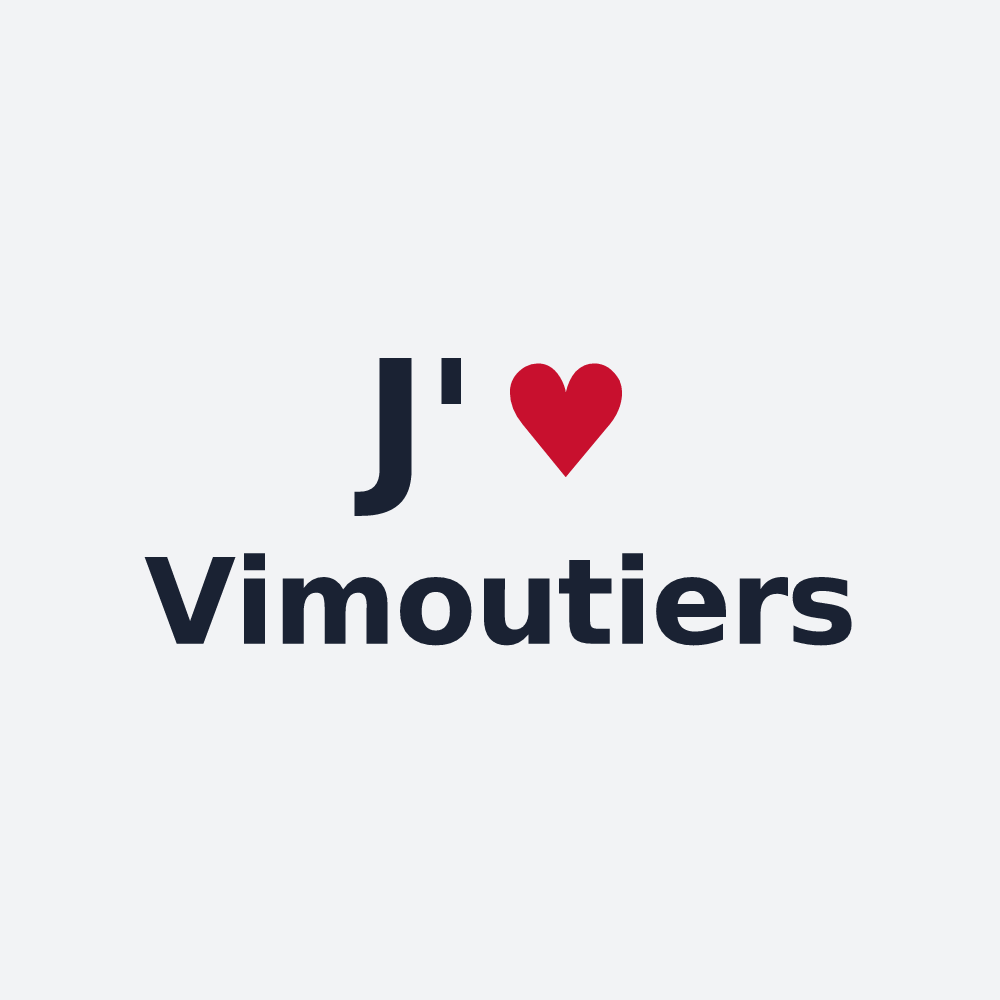 Poster personnalisé Vimoutiers — design J'aime Vimoutiers