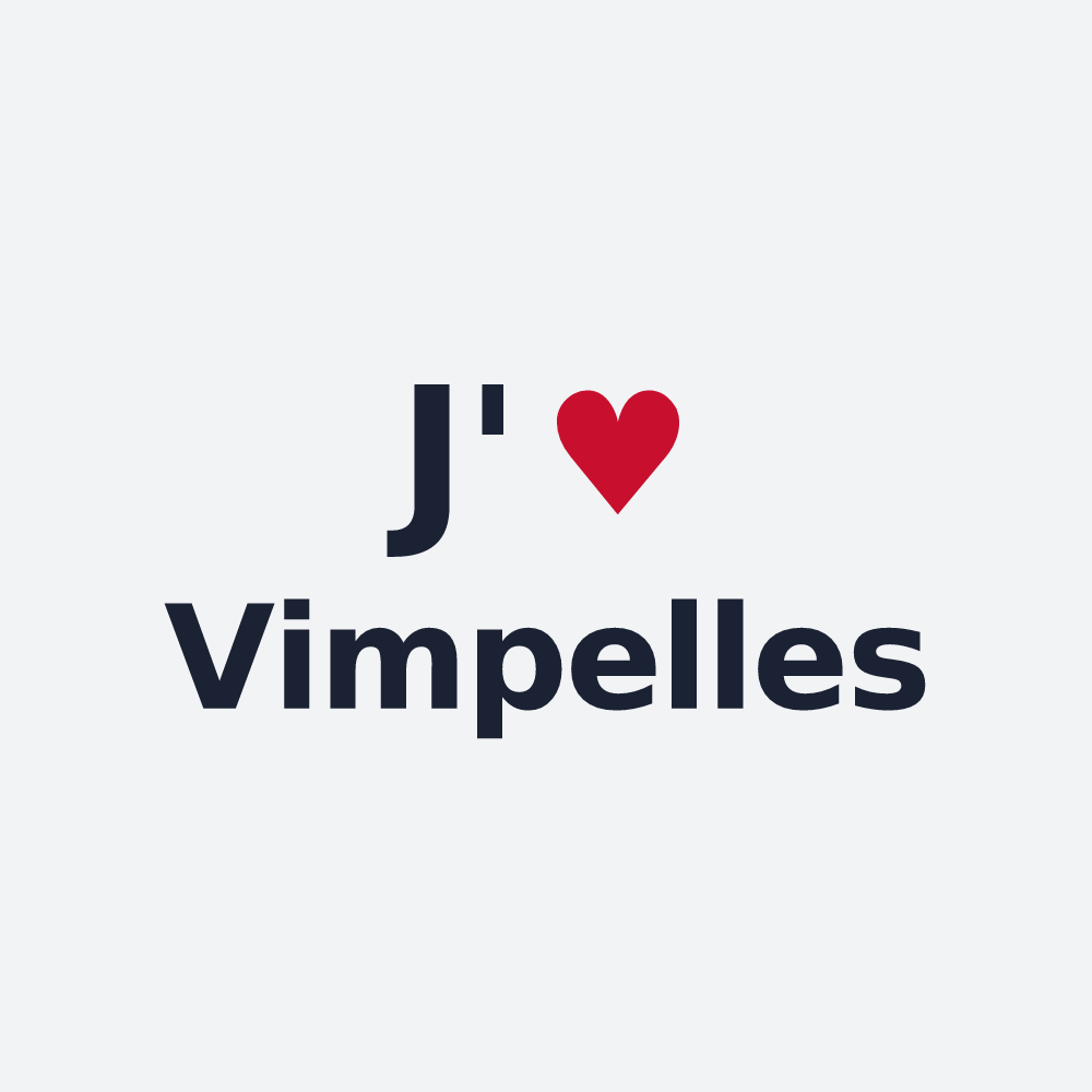 Poster personnalisé Vimpelles — design J'aime Vimpelles