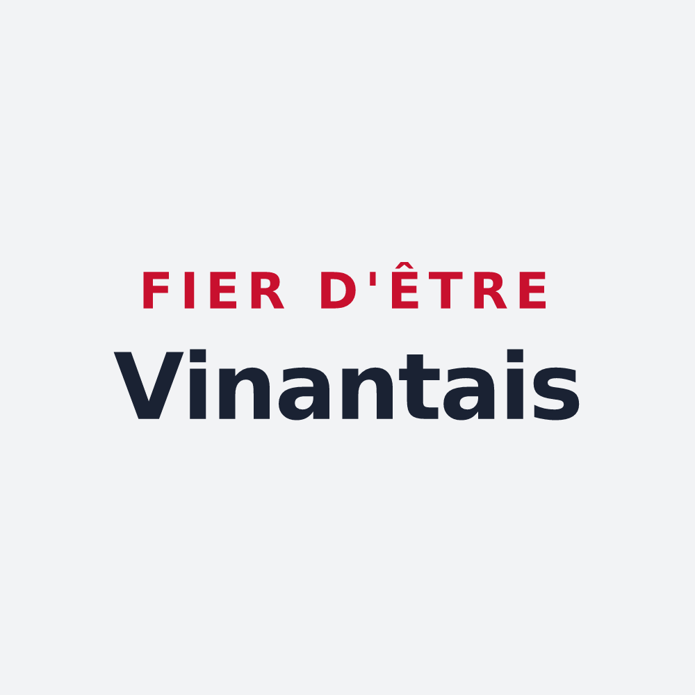 Poster « Fier d'être Vinantais » — design pour Vinantes