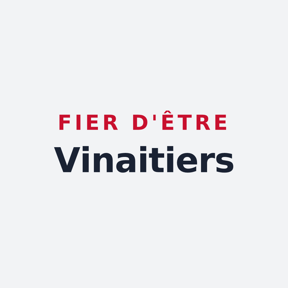 Poster « Fier d'être Vinaitiers » — design pour Vinay
