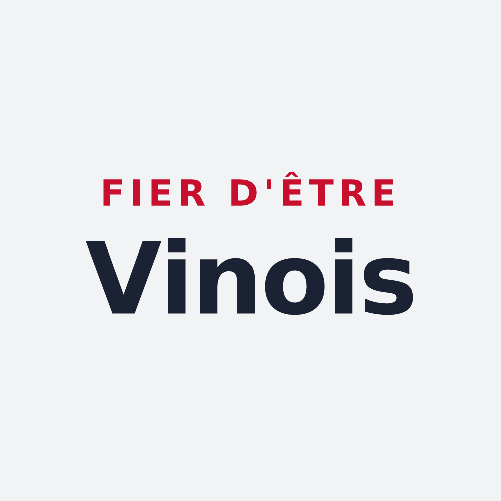 Poster « Fier d'être Vinois » — design pour Vinay
