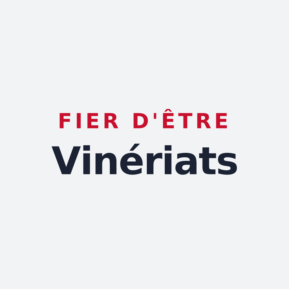 Poster « Fier d'être Vinériats » — design pour Vinets
