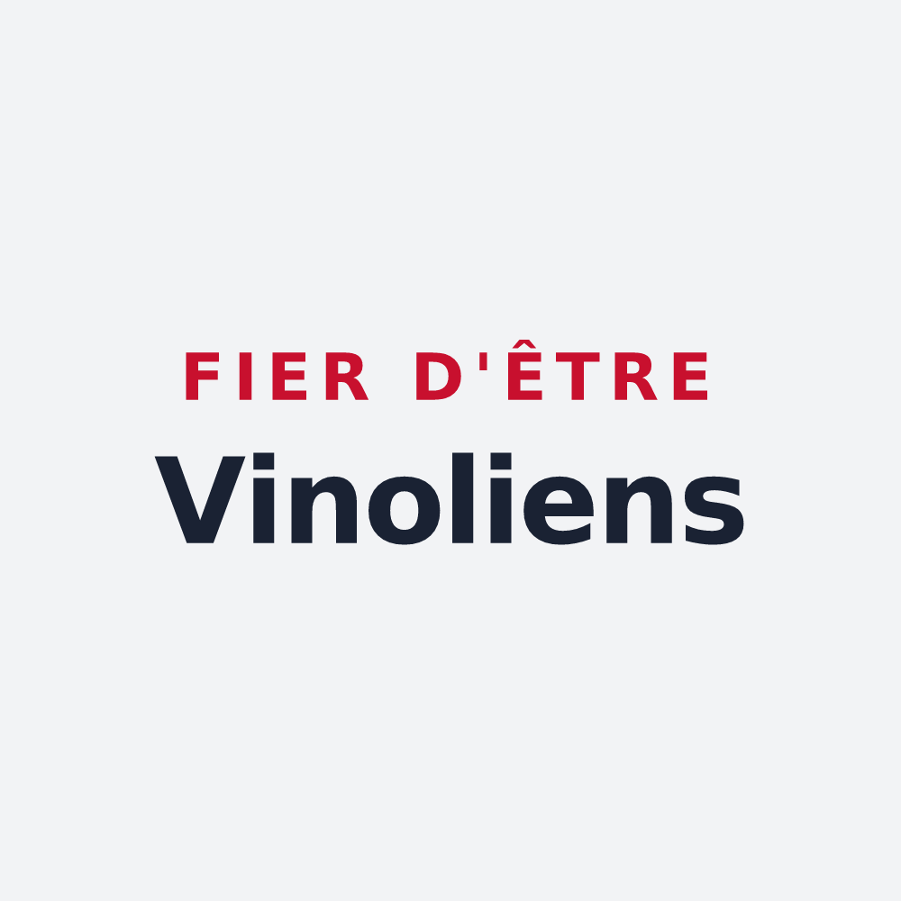 Poster « Fier d'être Vinoliens » — design pour Vineuil