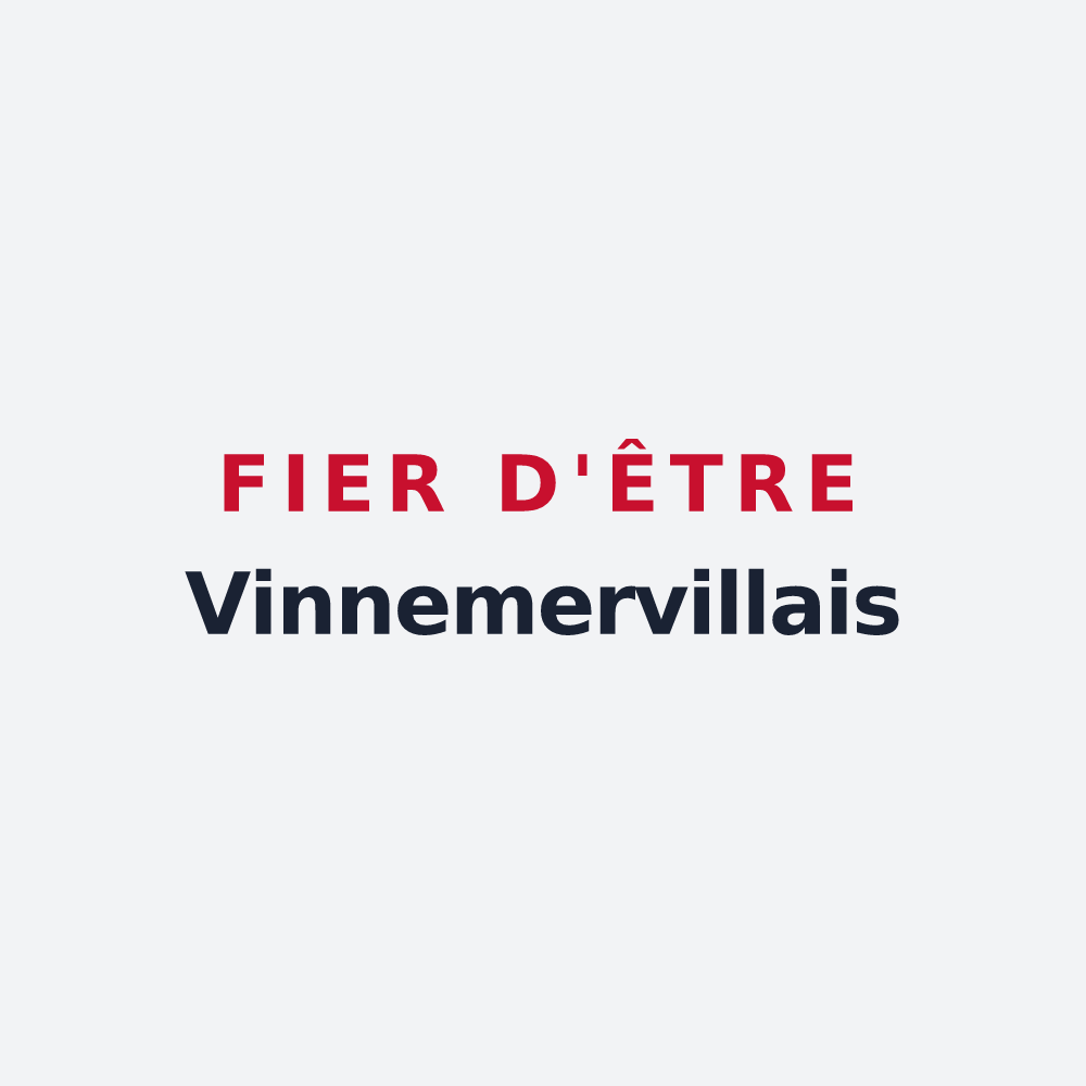 Poster « Fier d'être Vinnemervillais » — design pour Vinnemerville
