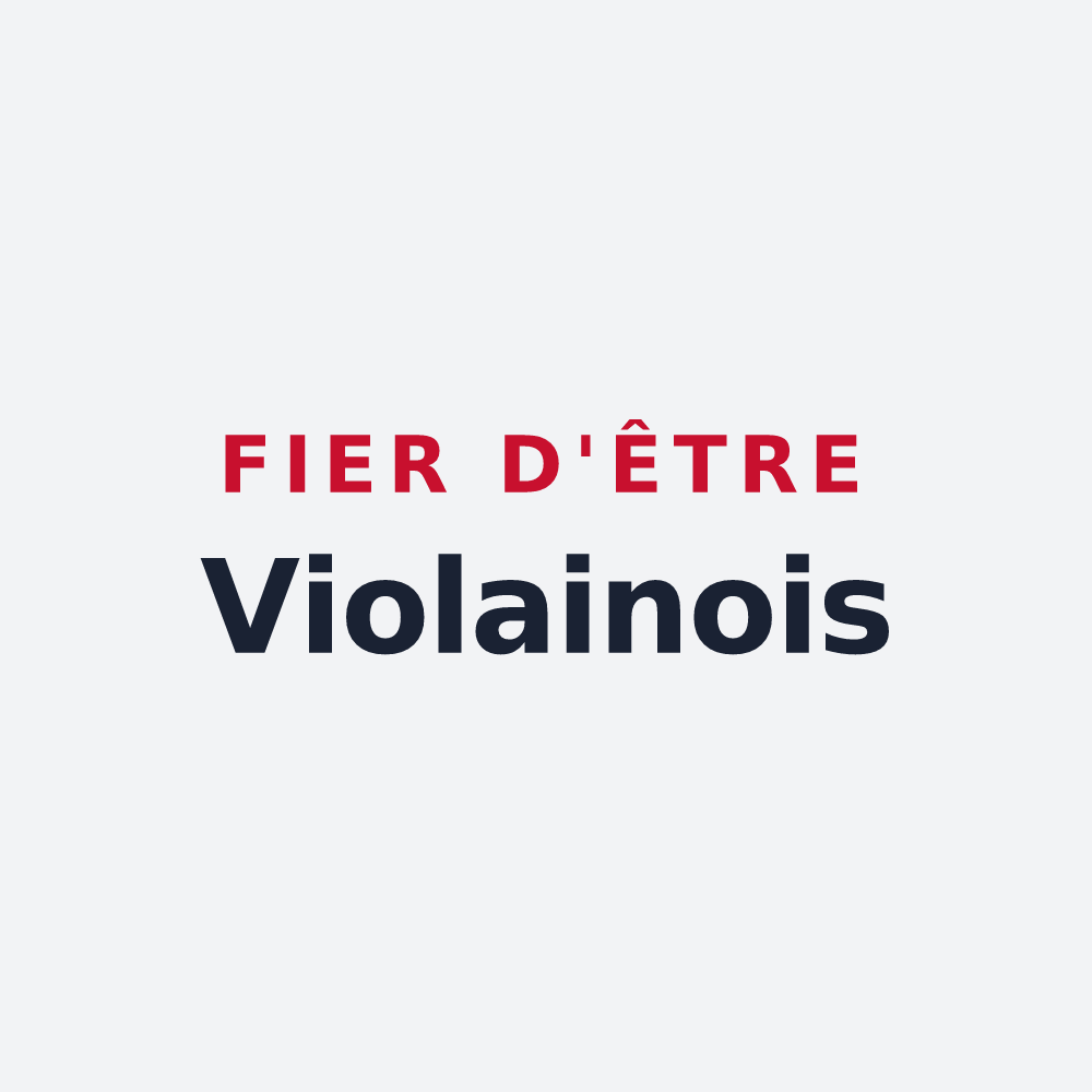 Poster « Fier d'être Violainois » — design pour Violaines