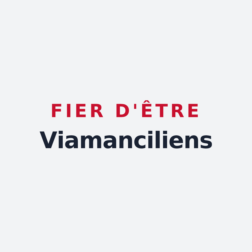 Poster « Fier d'être Viamanciliens » — design pour Vioménil