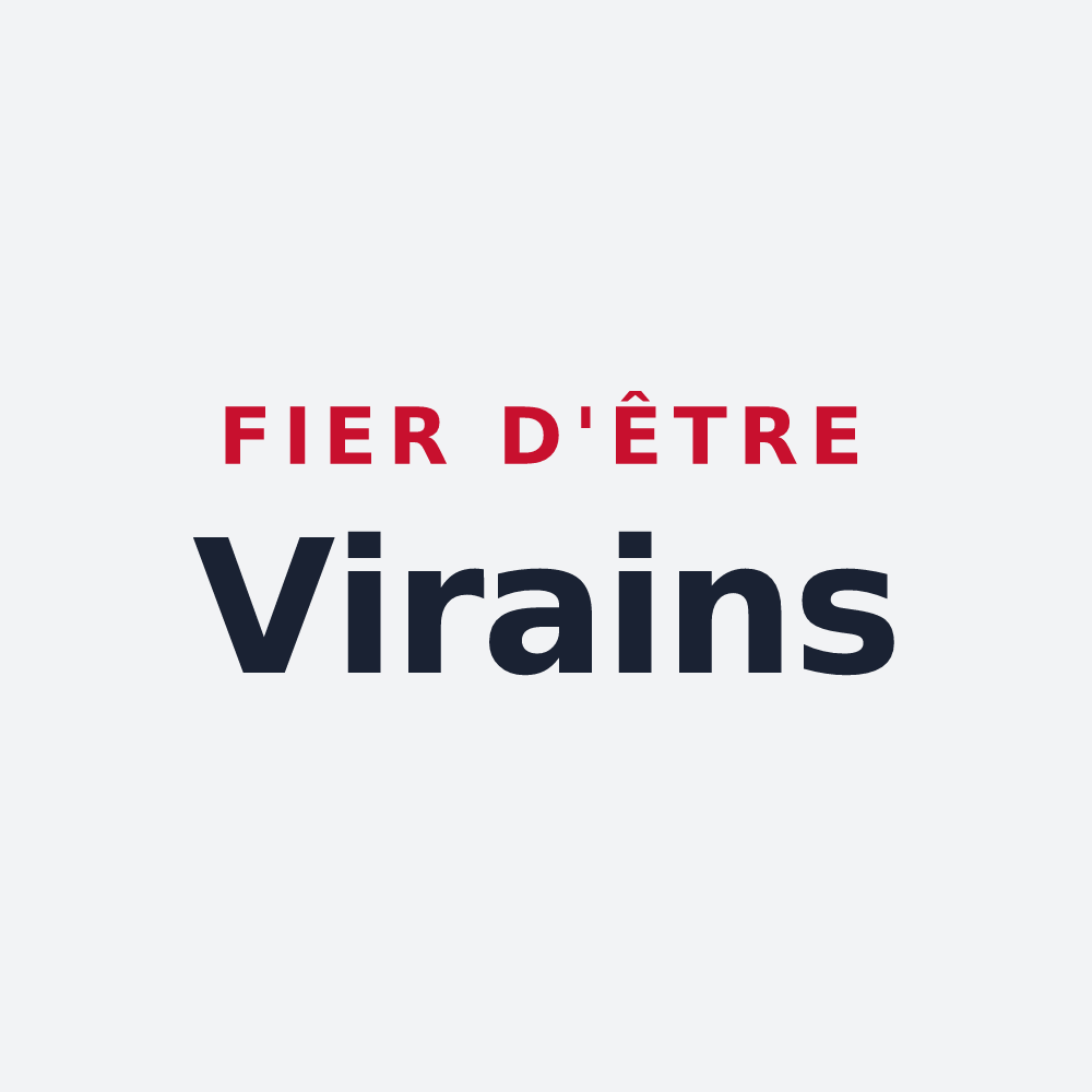 Poster « Fier d'être Virains » — design pour Vira