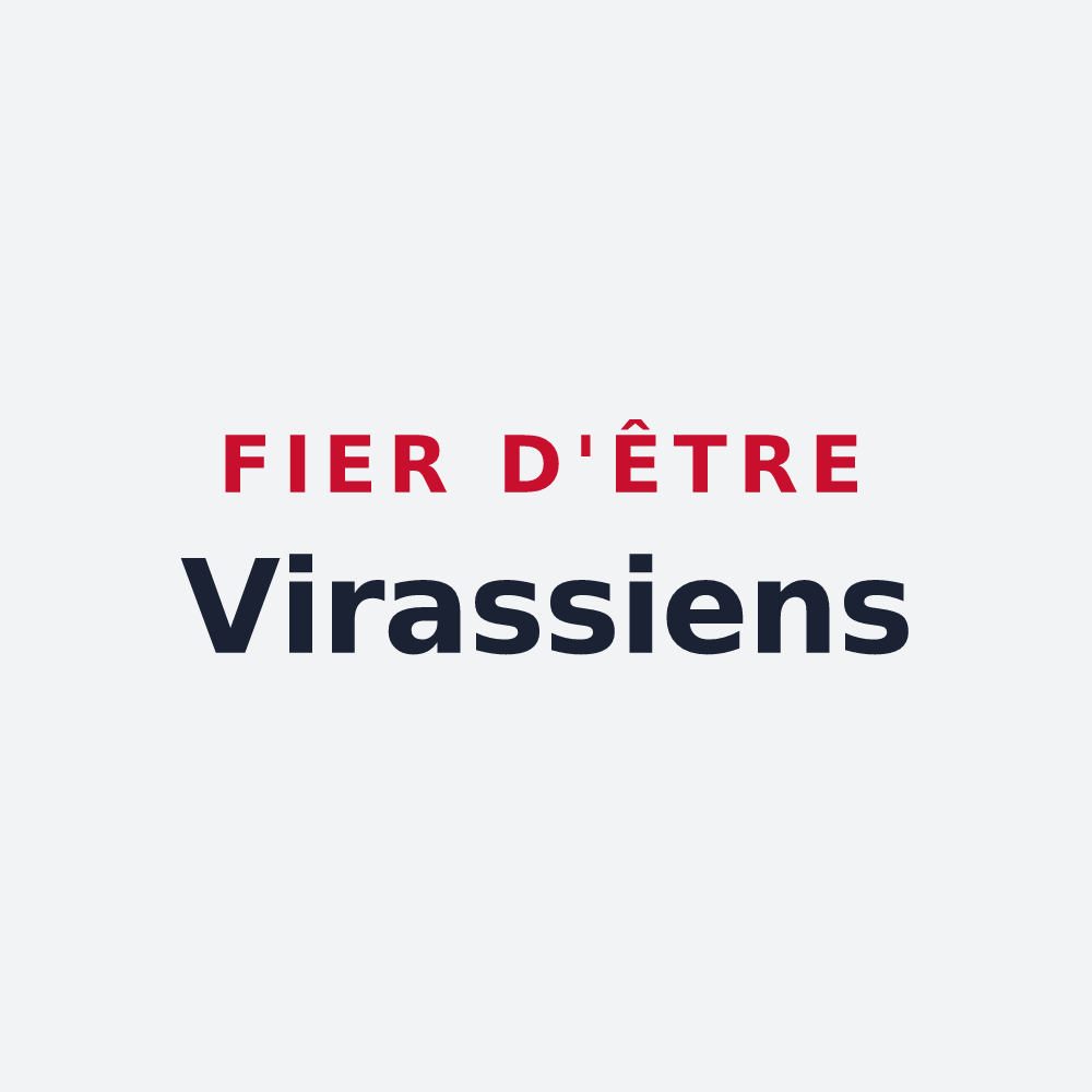 Poster « Fier d'être Virassiens » — design pour Vira