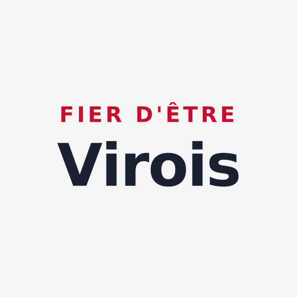 Poster « Fier d'être Virois » — design pour Vire Normandie