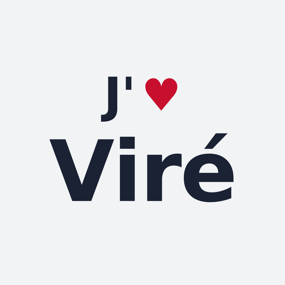 Poster personnalisé Viré — design J'aime Viré