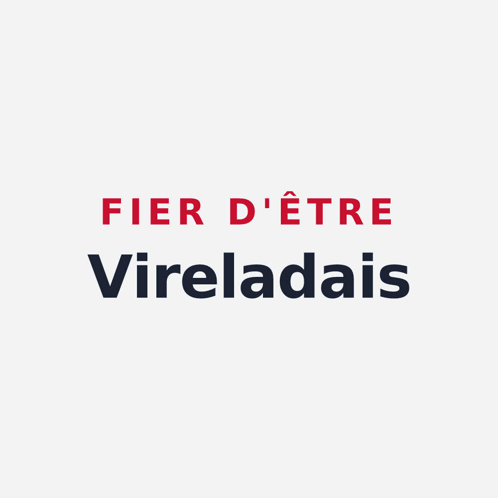 Poster « Fier d'être Vireladais » — design pour Virelade