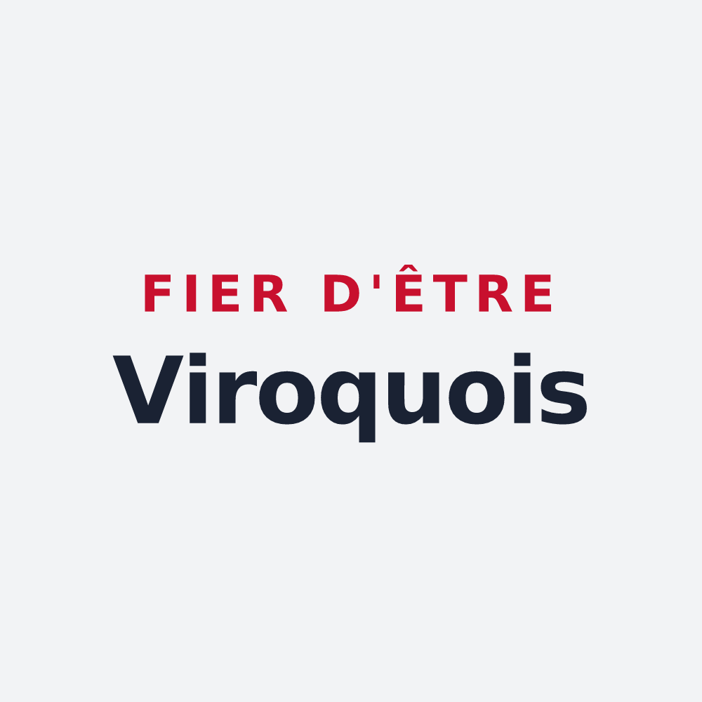 Poster « Fier d'être Viroquois » — design pour Vireux-Molhain