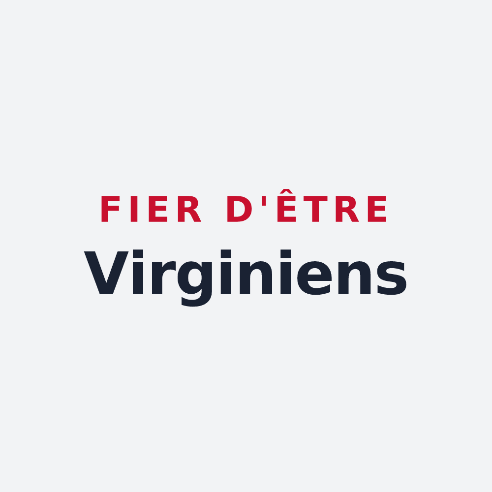 Poster « Fier d'être Virginiens » — design pour Virginy