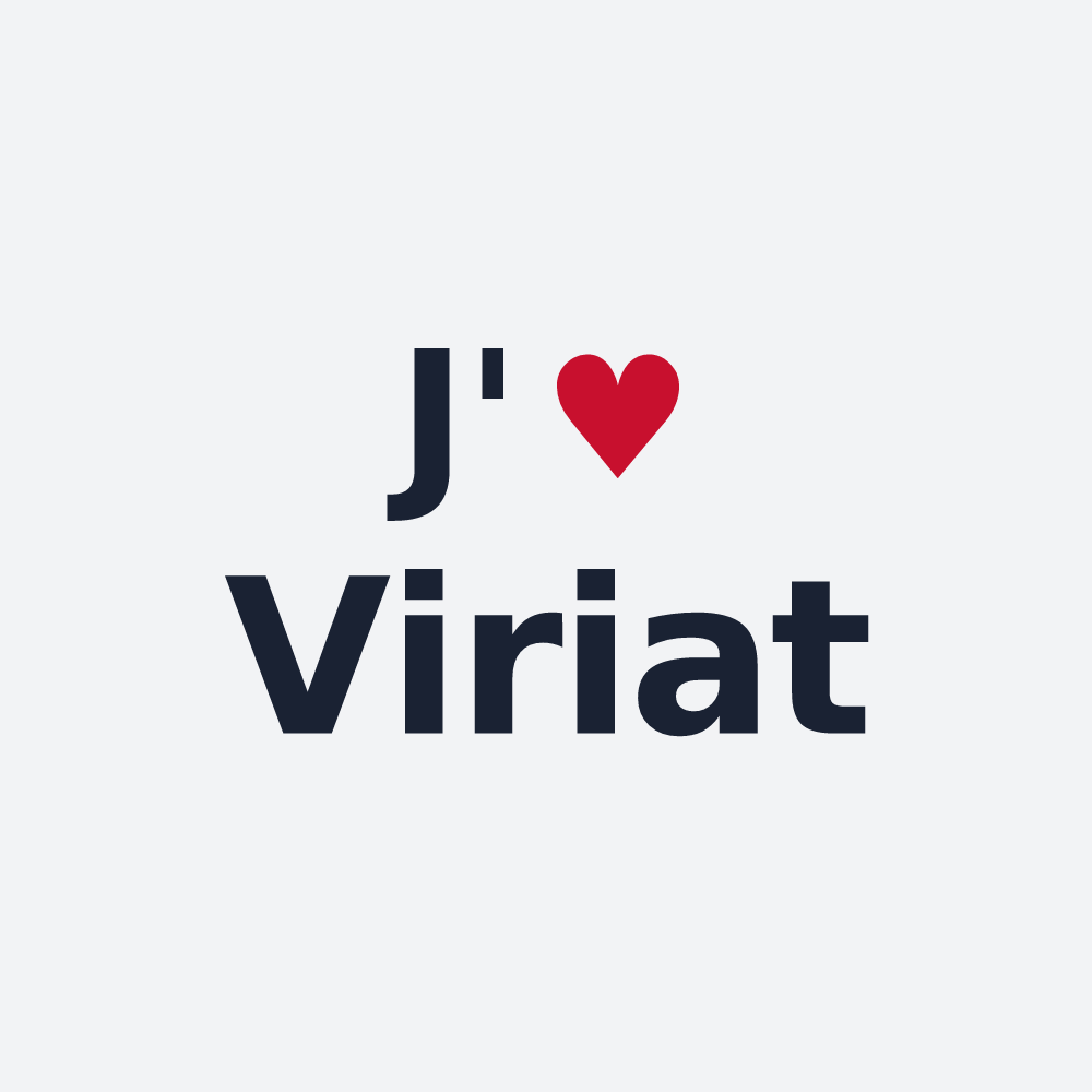 Poster personnalisé Viriat — design J'aime Viriat