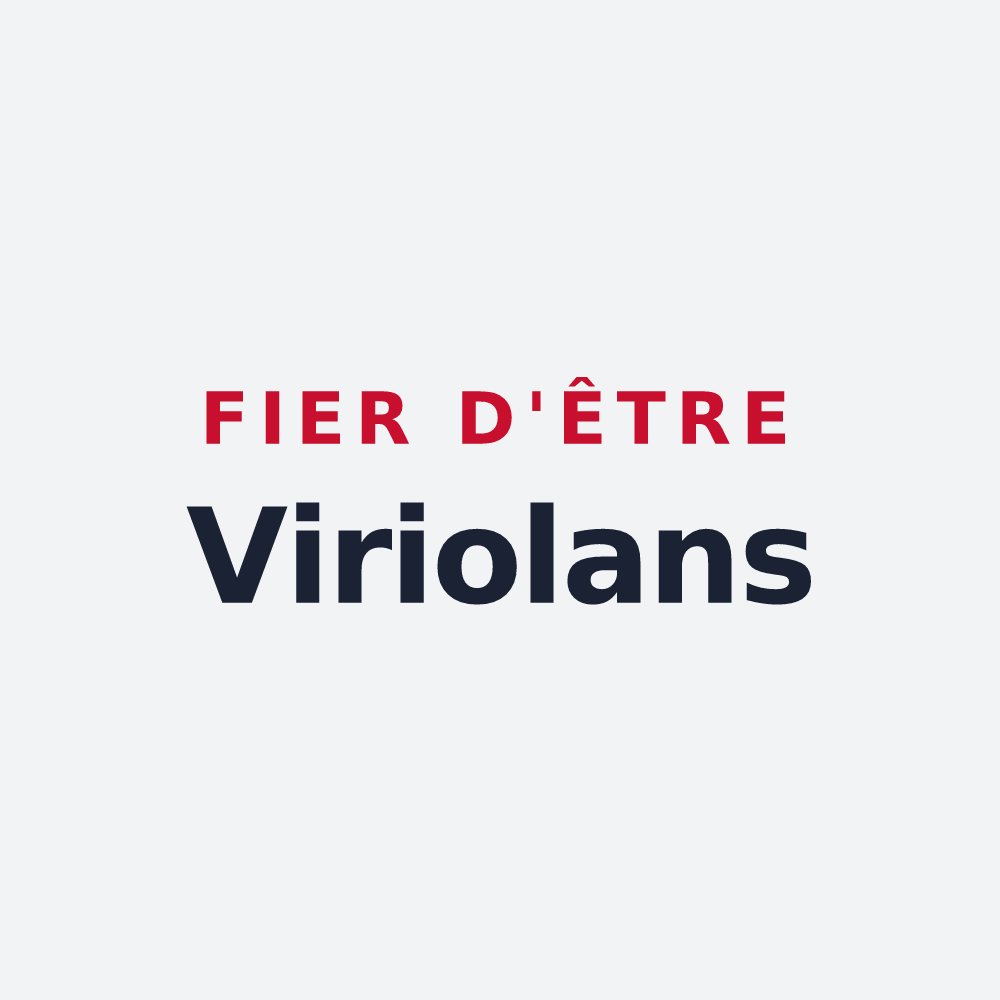 Poster « Fier d'être Viriolans » — design pour Virieu-le-Grand